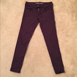 American Eagle Purple Jeans